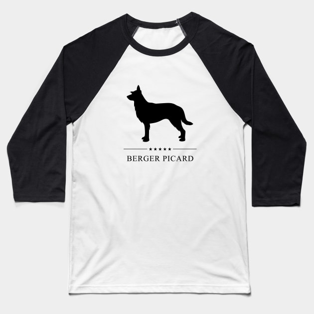 Berger Picard Black Silhouette Baseball T-Shirt by millersye